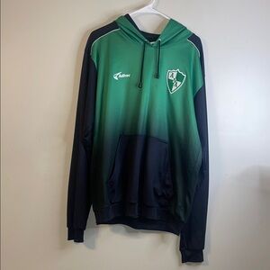 ADHOC ACTION MENS Green and Black Sweatshirt size XL #86